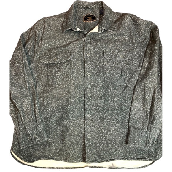 Freedom Foundry Mens Chamois Green Flannel Button Down Shirt size XL - Picture 5 of 12